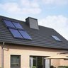 Solarthermie Anlage auf einem Privathaus